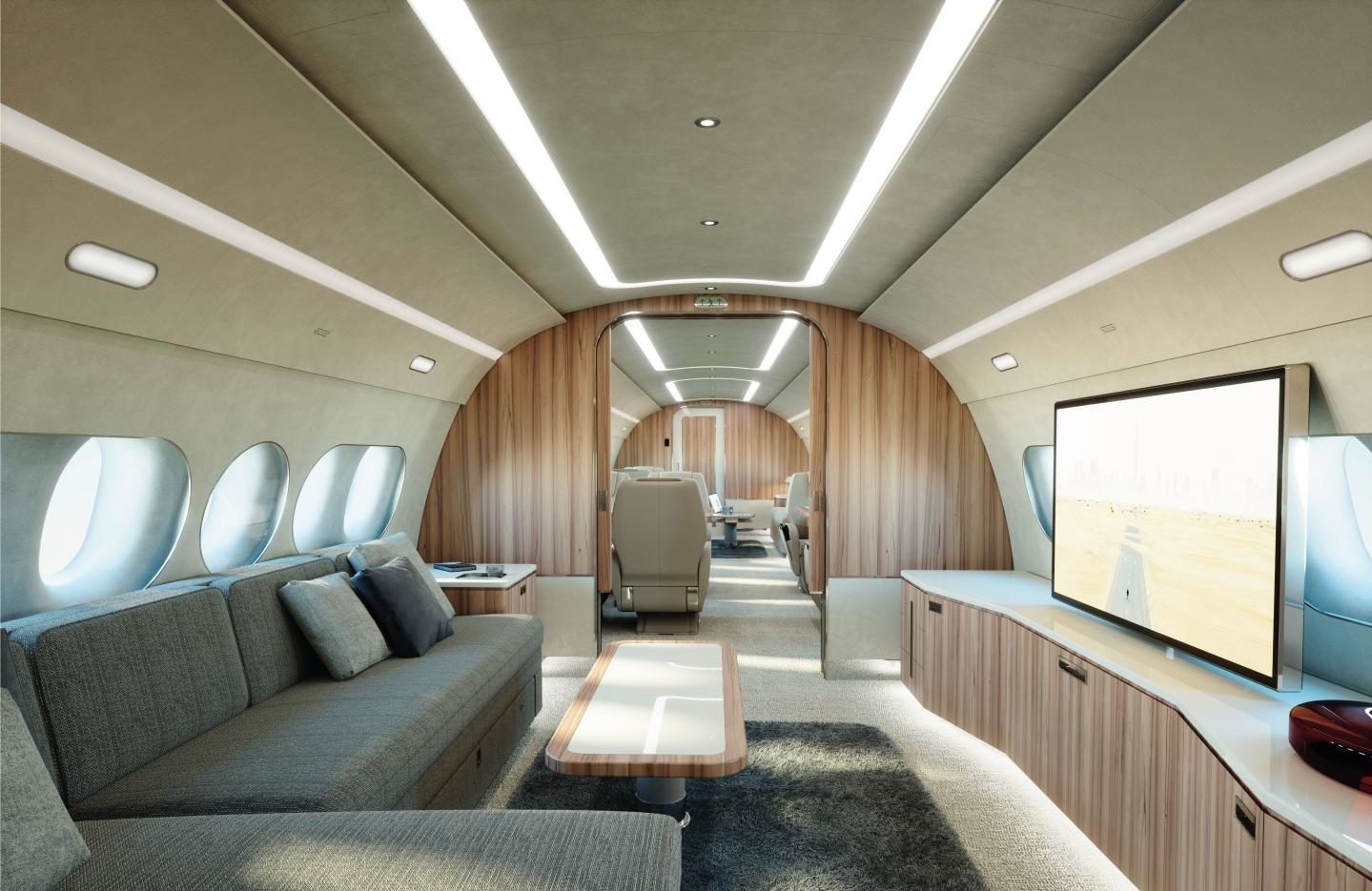 Quand les jets privés se transforment en appartements de luxe - Challenges